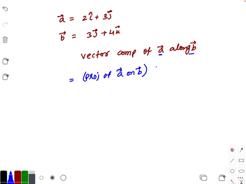 if-bara2-bari3-barj-and-barb3-barj4-bark-then-the-vector-component-of-bara-along-overlinemathrmb-is-
