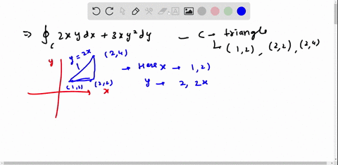 use-greens-theorem-to-evaluate-the-given-line-integral-beginaligned-oint_c-2-x-y-d-x3-x-y2-d-y-text-
