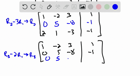 ⏩SOLVED:Transform each augmented matrix to reduced row echelon form ...