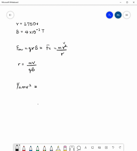 an-electron-is-accelerated-from-rest-through-a-potential-difference-of-3750-mathrmv-it-enters-a-regi