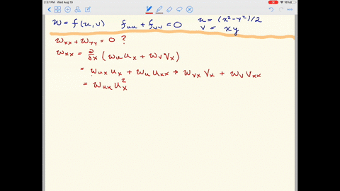 Solved Verify That The Function U 1 Sqrt X 2 Y 2 Z 2 Is A Solution Of The Three Dimensional Laplace Equation U X X U Y Y U Z Z 0