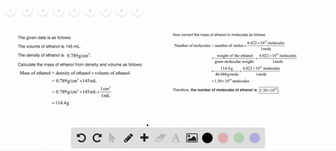 how-many-molecules-of-ethanol-c2h5oh-the-alcohol-in-alcoholic-beverages-are-present-in-145-ml-of-eth