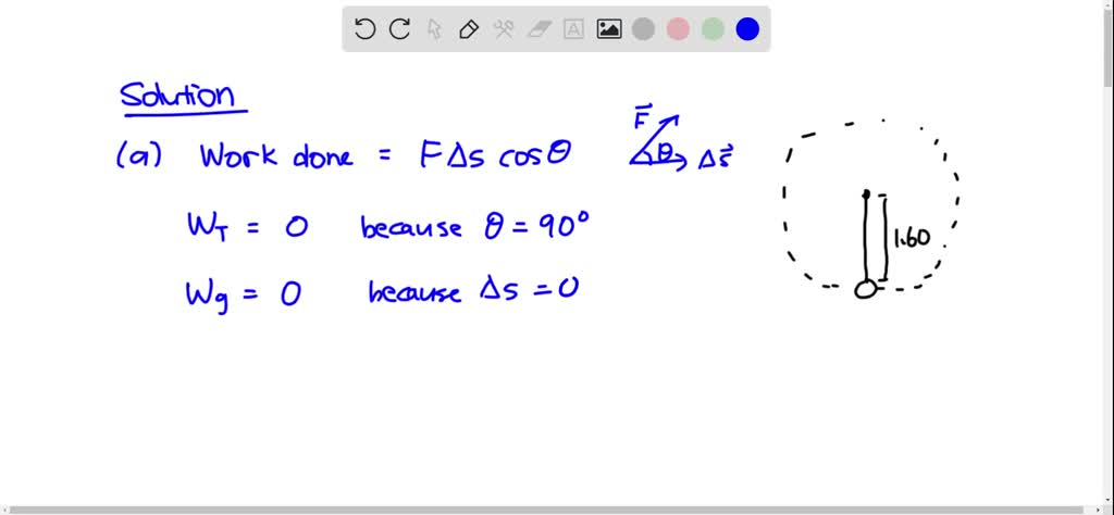 SOLVED:A 0.800-kg Ball Is Tied To The End Of A String 1.60 M Long And ...