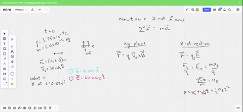 a-small-particle-with-positive-charge-q375-times-10-4-mathrmc-and-mass-m500-times-10-5-mathrmkg-is-m