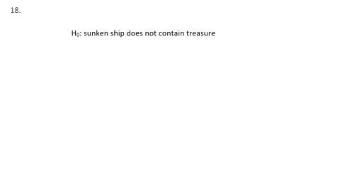 a-group-of-divers-is-exploring-an-old-sunken-ship-suppose-the-null-hypothesis-h0-is-the-sunken-ship-