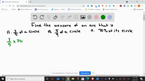 find-the-measure-of-an-arc-that-is-a-frac35-of-its-circle-quad-b-frac59-of-its-circle-c-70-of-its-ci