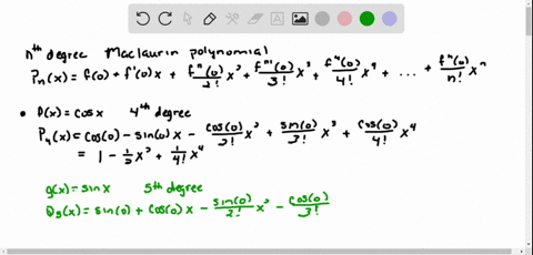 a-differentiate-the-maclaurin-polynomial-of-degree-5-for-fxsin-x-and-compare-the-result-with-the-mac