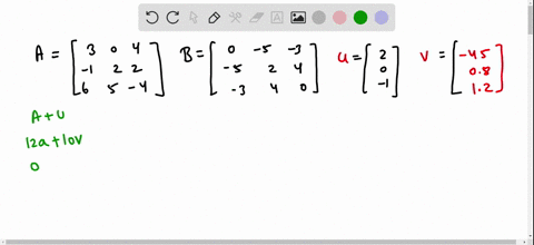 let-mathbfaleftbeginarrayrrr3-0-4-1-2-2-6-5-4endarrayright-mathbfbleftbeginarrayrrr0-5-3-5-2-4-3-4-8