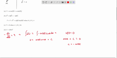 an-insulating-rigid-rod-of-length-2-a-and-negligible-mass-is-attached-at-its-center-to-a-pivot-at-th