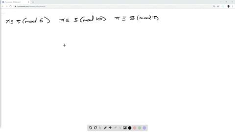 find-all-solutions-if-any-to-the-system-of-congruences-x-equiv-5bmod-6-x-equiv-3bmod-10-and-x-equiv-