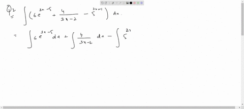 determine-intleft6-e3-x-5frac43-x-2-52-x1right-mathrmd-x