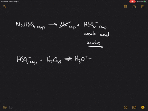 is-an-aqueous-solution-of-nahso_-acidic-basic-or-neutral-what-reaction-occurs-with-water-calculate-2