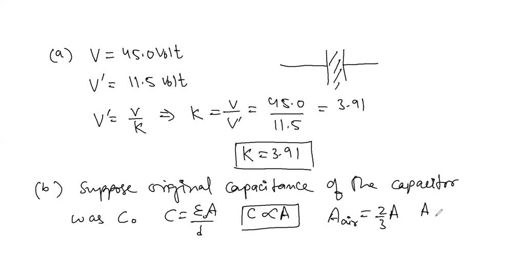 A parallelplate capacitor with only air between its plates is charged