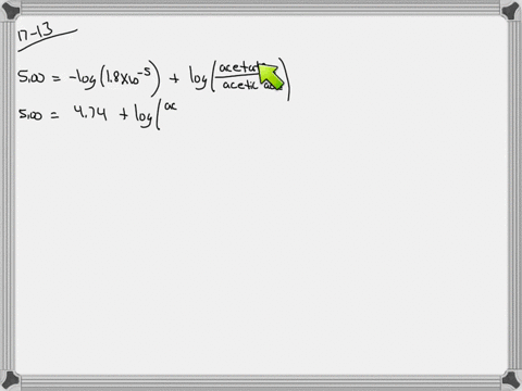 what-must-the-ratio-of-acetic-acid-to-acetate-ion-be-to-have-a-buffer-with-a-ph-value-of-500-2