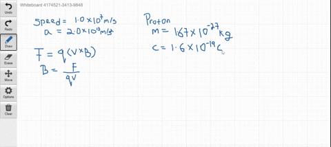 a-proton-moves-perpendicularly-to-a-uniform-magnetic-field-mathbfb-with-a-speed-of-10-times-107-math