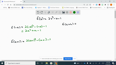 if-fx2-x2-x-1-find-f-a-fa1-and-fah