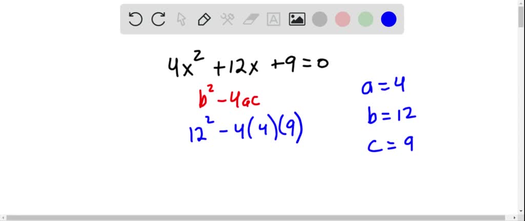 Without Solving Determine The Number Of Real Solutions For Each ...