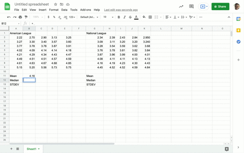 the-following-data-represent-the-earned-run-average-of-a-random-sample-of-pitchers-in-both-the-ameri