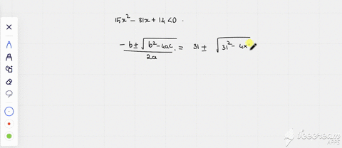 the-solution-of-the-inequation-15-x2-31-x140-is-given-by-1-mathrmx-inleftfrac75-inftyright-2-frac23x