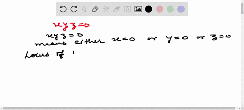 describe-the-locus-of-points-px-y-z-that-satisfy-the-given-equations-x-y-z0