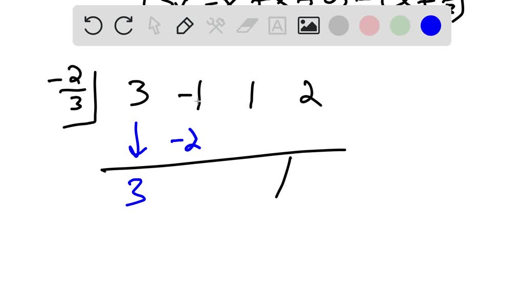 SOLVEDDivide, using synthetic division. As coefficients get more involved, a calculator should
