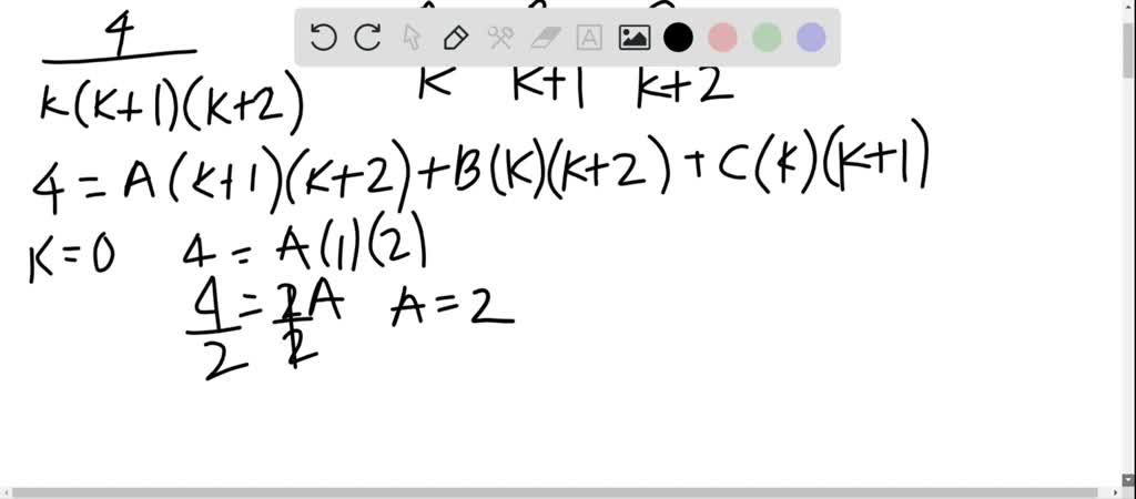 SOLVED:(a) Use A Partial Fractions Decomposition To Rewrite The Summand ...