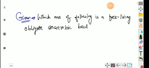 which-one-of-the-following-is-a-free-living-obligate-anaerobic-bacterium-a-clostridium-b-rhodospiril