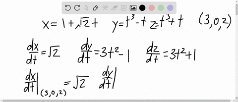 49-52-find-parametric-equations-for-the-tangent-line-to-the-curve-with-the-given-parametric-equation