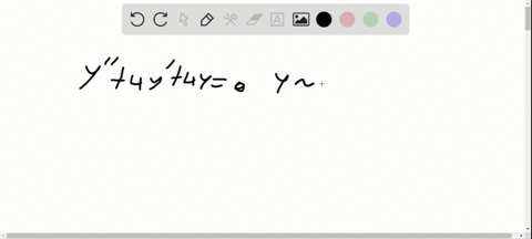 find-the-general-solution-of-the-given-equation-fracd2-yd-x24-fracd-yd-x4-y0
