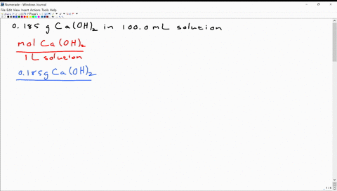 what-is-the-molar-concentration-of-a-saturated-solution-of-calcium-hydroxide-that-contains-0185-ma-2