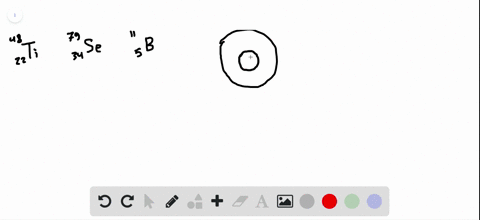 SOLVED:Write the Z^A X notation for each atomic depiction: