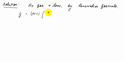 the-radius-of-curvature-of-the-face-of-planoconvex-lens-is-12-mathrmcm-and-its-refractive-index-is-1