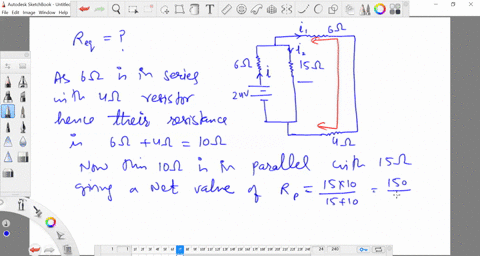 for-the-circuit-shown-in-figure-mathrmp-2331-find-the-current-through-and-the-potential-difference-a