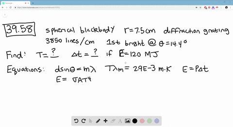 light-from-an-ideal-spherical-blackbody-150-cm-in-diameter-is-analyzed-by-using-a-diffraction-gratin