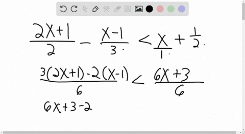 solve-the-inequality-and-specify-the-answer-using-interval-notation-frac2-x12-fracx-13xfrac12