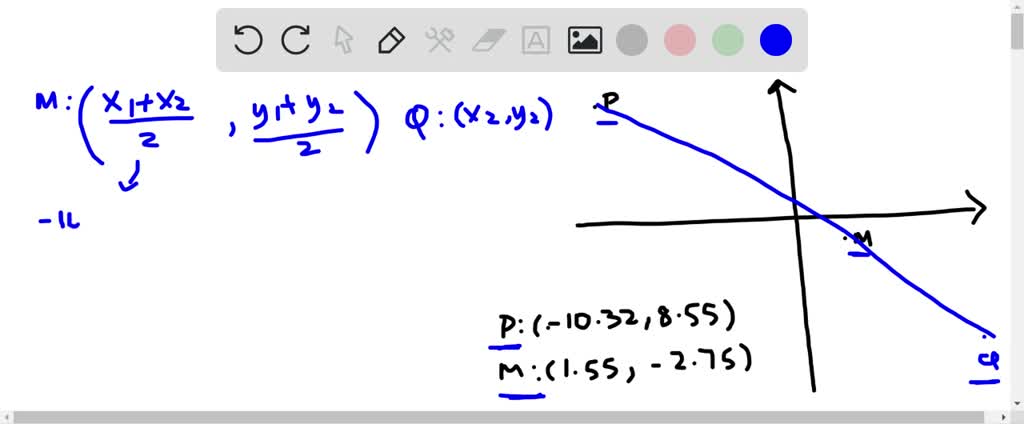 SOLVED:Suppose that P is an endpoint of a segment P Q and M is the ...