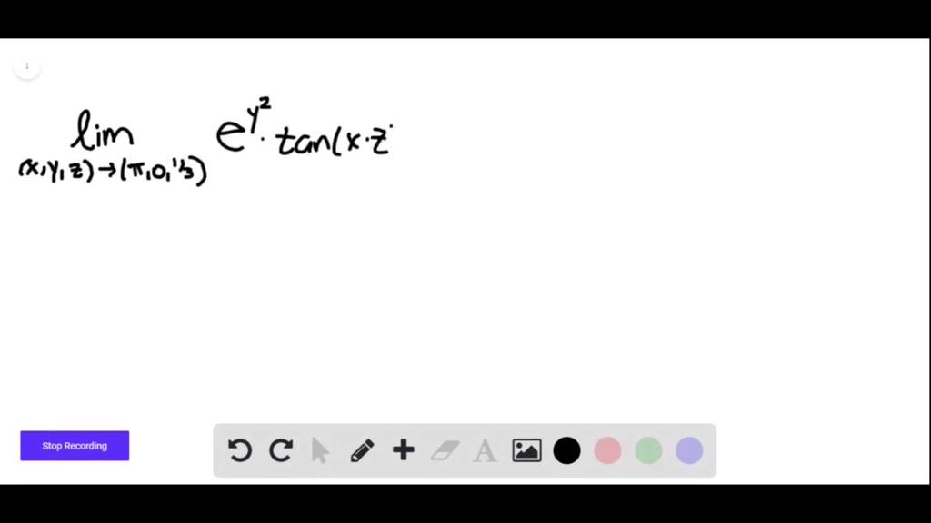 Solved Find The Limit Or Show That It Does Not Exist Lim X Y Z → 1 1 1 X Y Z Y Z X Z X Y