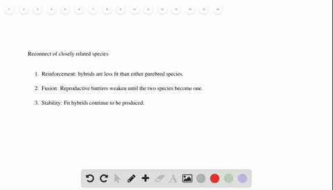 describe-a-situation-where-hybrid-reproduction-would-cause-two-species-to-fuse-into-one-a-separate-s