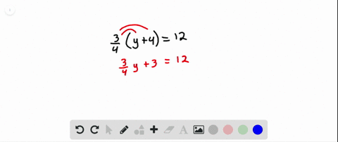 solve-for-y-frac34y412