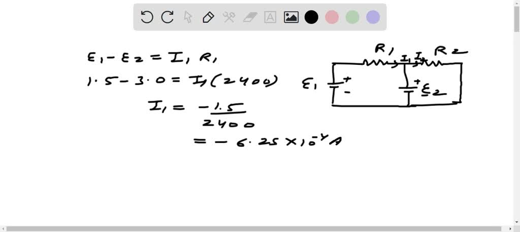 SOLVED:A battery feeds a resistance R as in Fig. 4-6. The battery acts ...