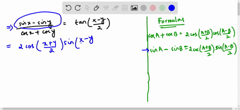 prove-the-following-fracsin-x-sin-ycos-xcos-ytan-fracx-y2
