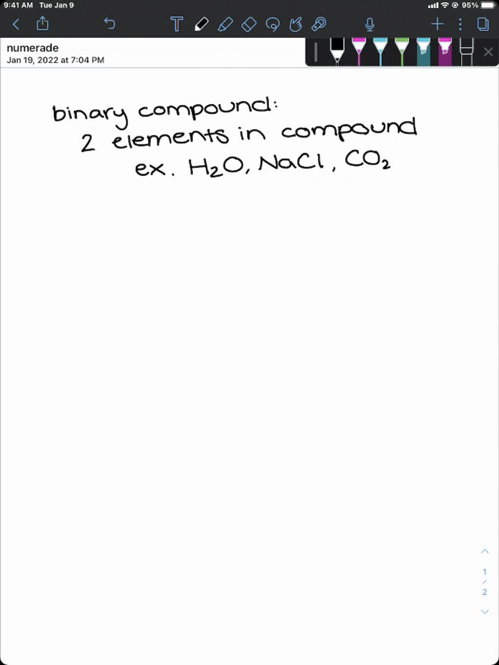 solved what is a binary compound is atmospheric oxygen an example