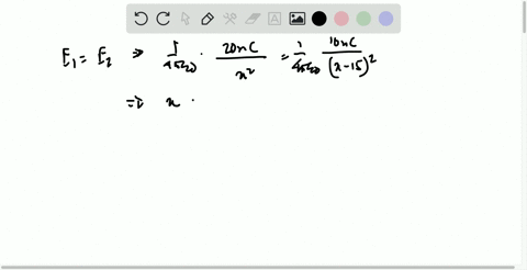 a-100-nc-point-charge-and-a200-n-c-point-charge-are-150-mathrmcm-apart-on-the-x-axis-a-what-is-the-e