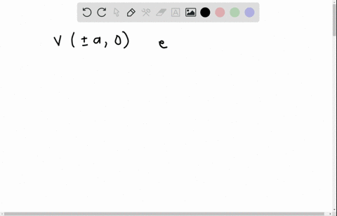 given-vertices-pm-a-0-and-the-eccentricity-e-what-are-the-coordinates-of-the-foci-of-an-ellipse-and-