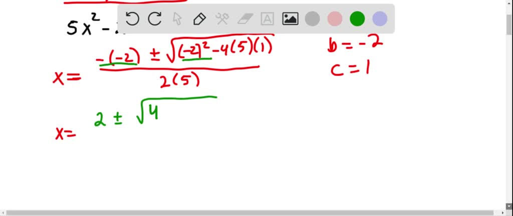 solved-solve-each-equation-in-the-complex-number-system-5-x-2-1-2-x