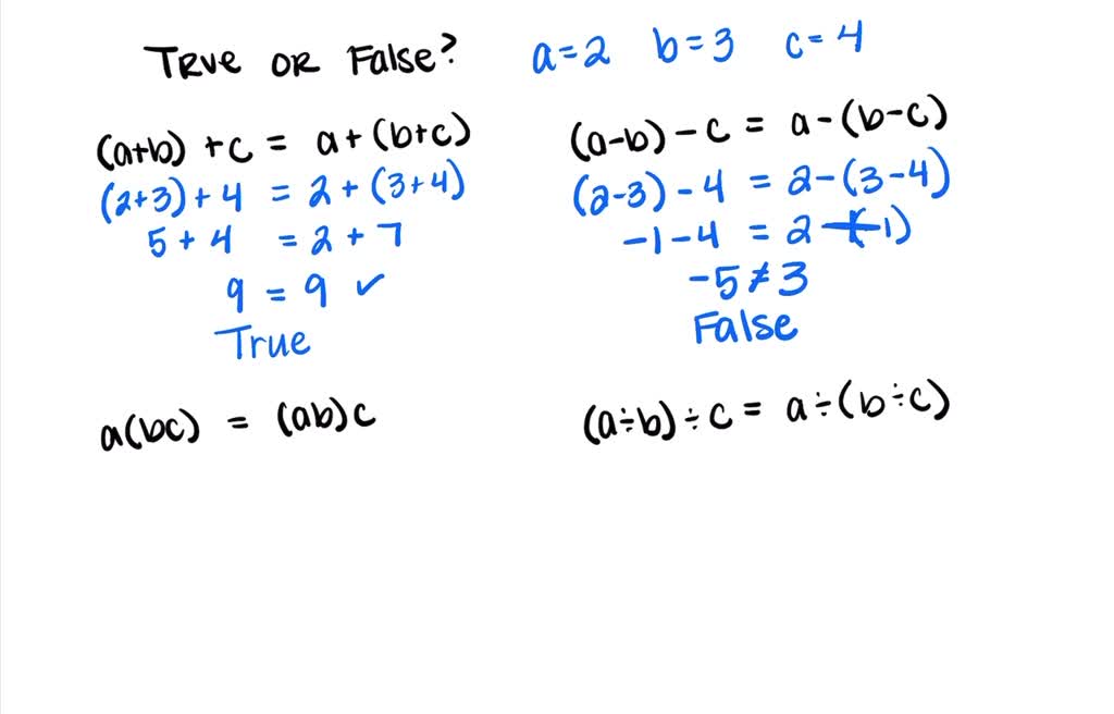 SOLVED:Mark the following statements as true or false. a. In C++, all ...