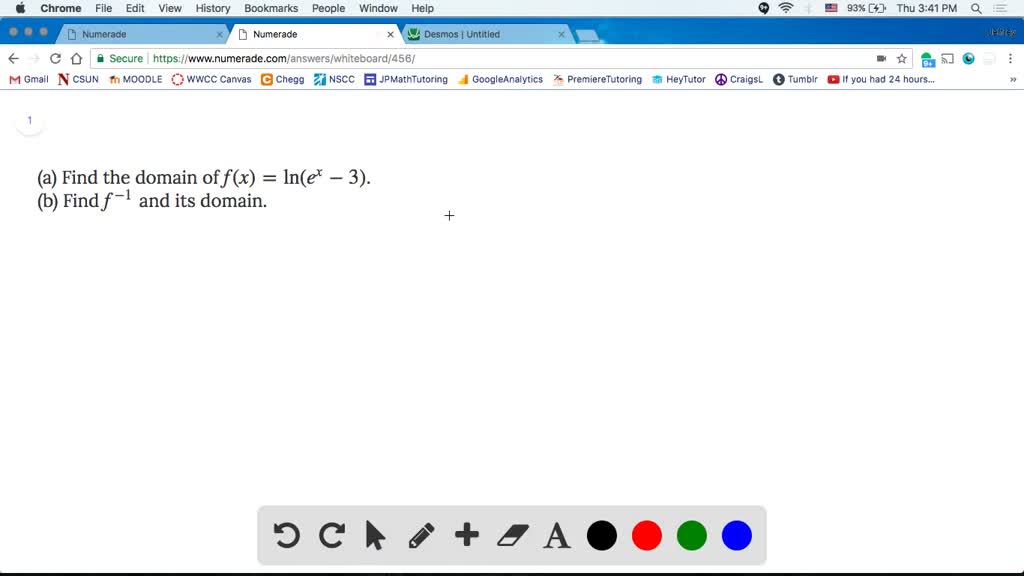 solved-a-find-the-domain-of-f-x-ln-left-e-x-3-right-b-find-f