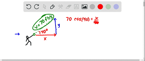 velocity-a-ball-is-thrown-with-an-initial-velocity-of-70-feet-per-second-at-an-angle-of-40circ-with-