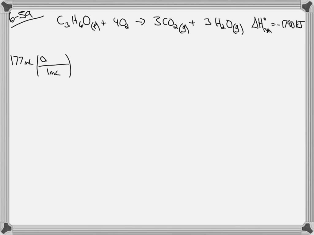 SOLVEDConsider the thermochemical equation for the combustion of
