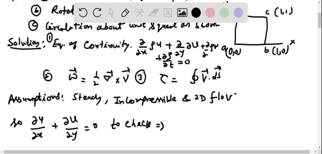 SOLVED:Consider the two-dimensional flow field in which u=A x^2 and v=B ...